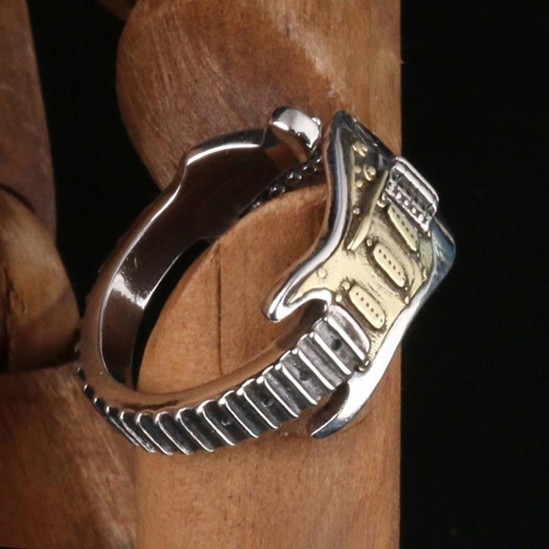 Adjustable Guitar Shaped Ring