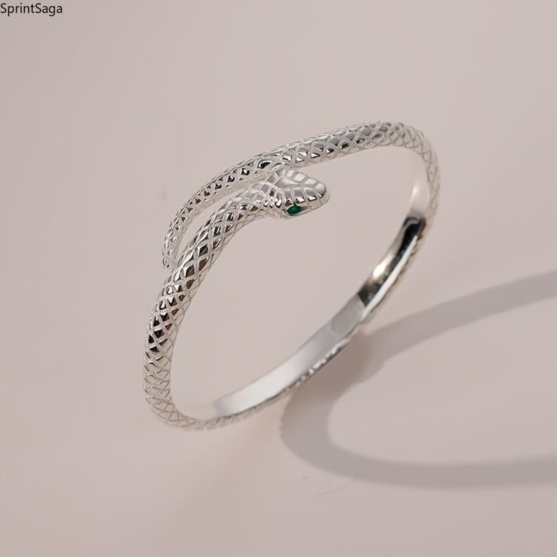 S925 Snake Cuff Bracelet