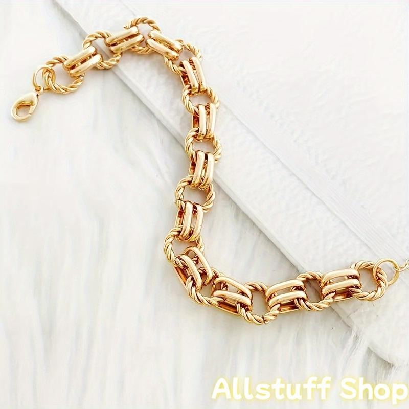 Twisted Link Chain Bracelet