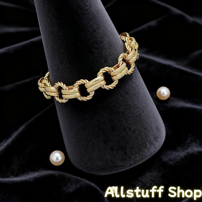 Twisted Link Chain Bracelet