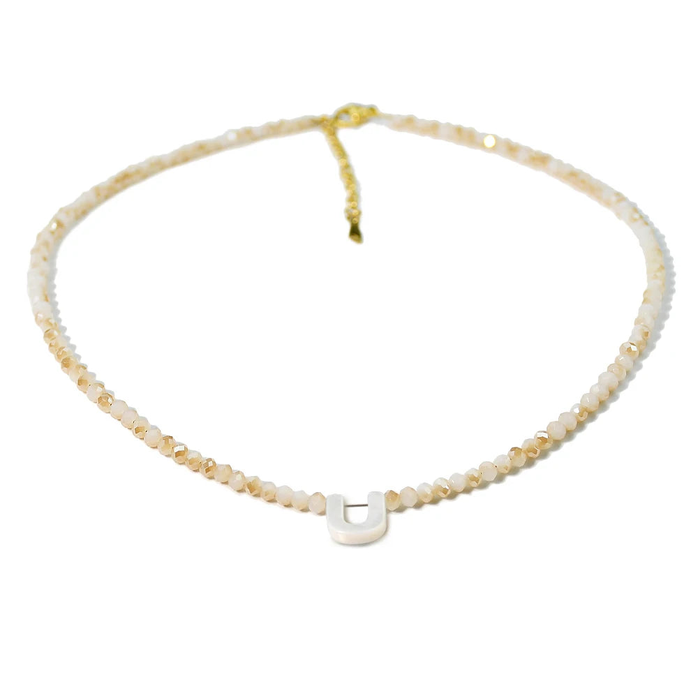 Shell Letter Necklace