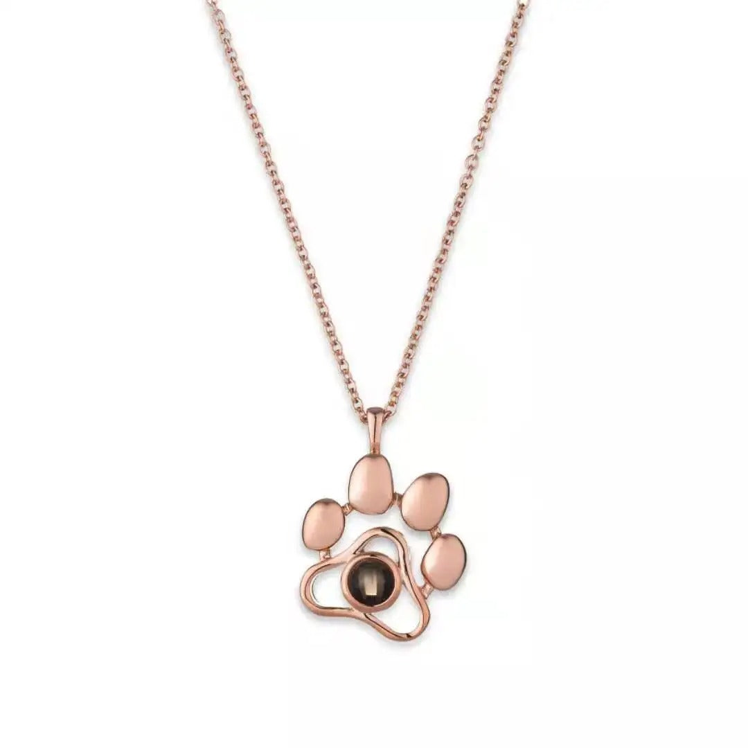 Custom Pet Photo Projection Necklace