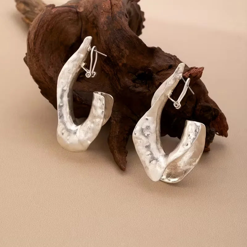 Irregular Teardrop Earrings