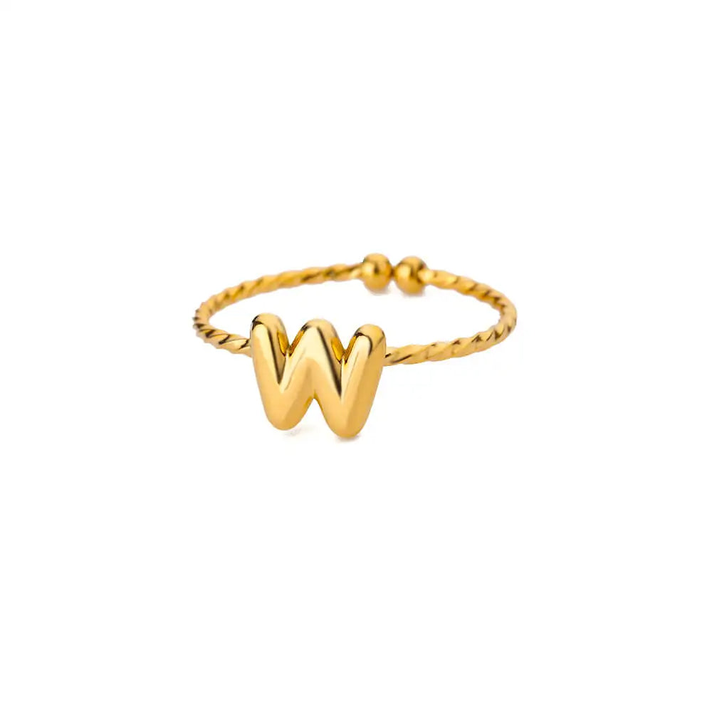 Chunky Balloon Initial Ring
