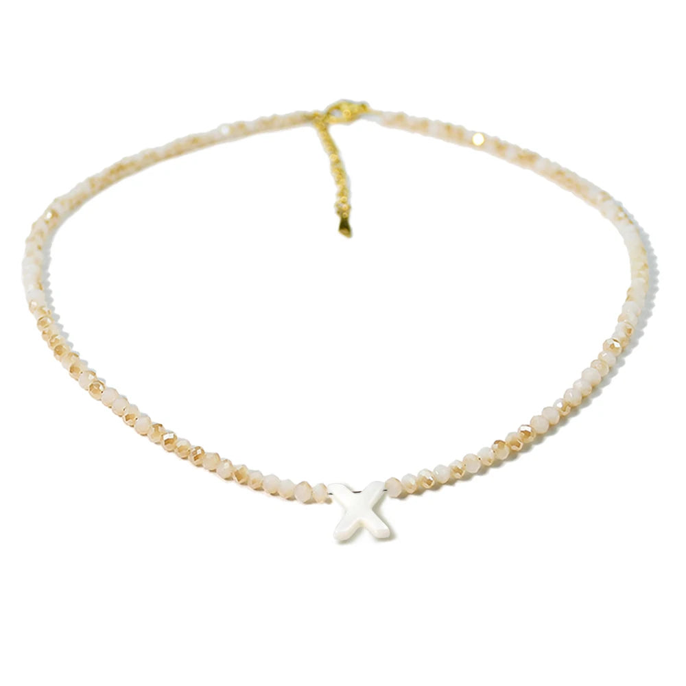 Shell Letter Necklace