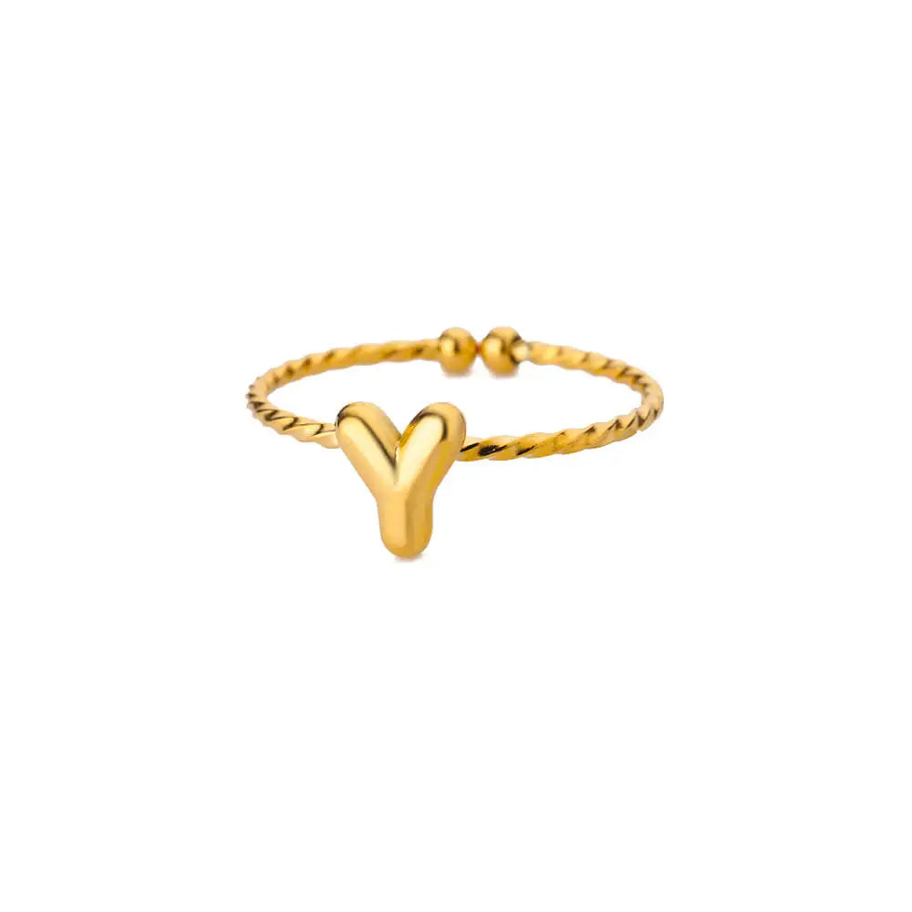 Chunky Balloon Initial Ring