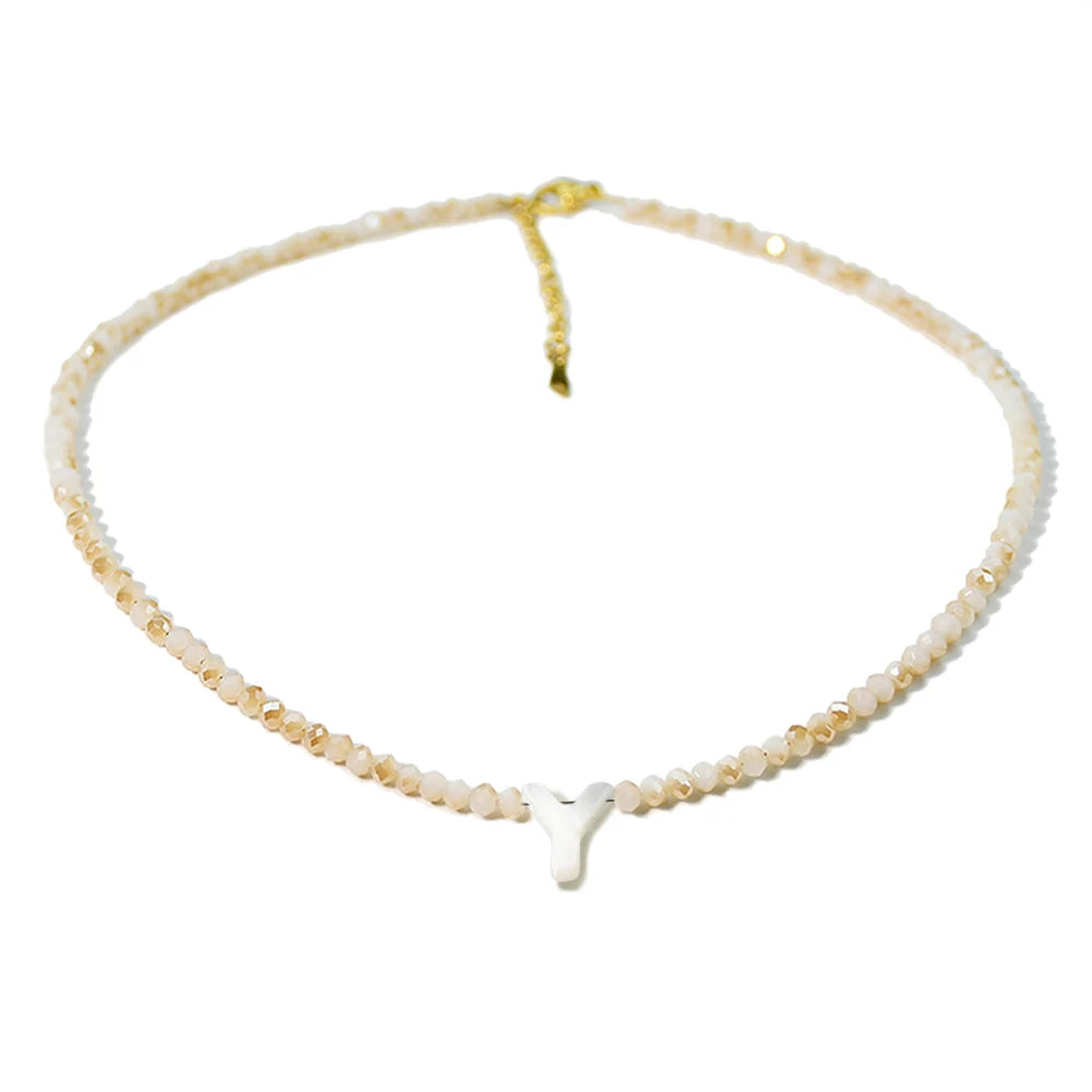 Shell Letter Necklace