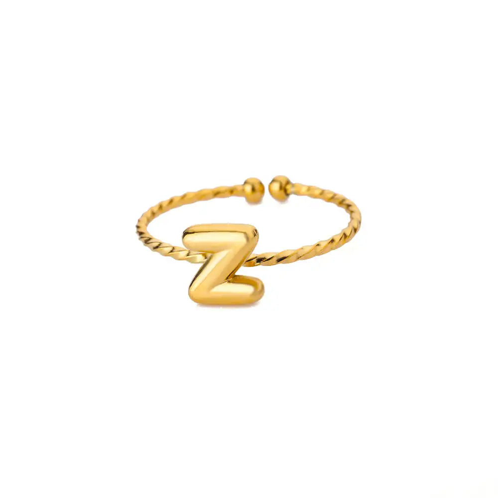 Chunky Balloon Initial Ring