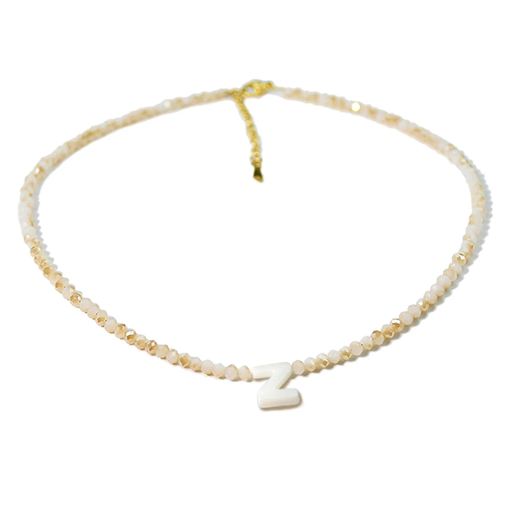 Shell Letter Necklace