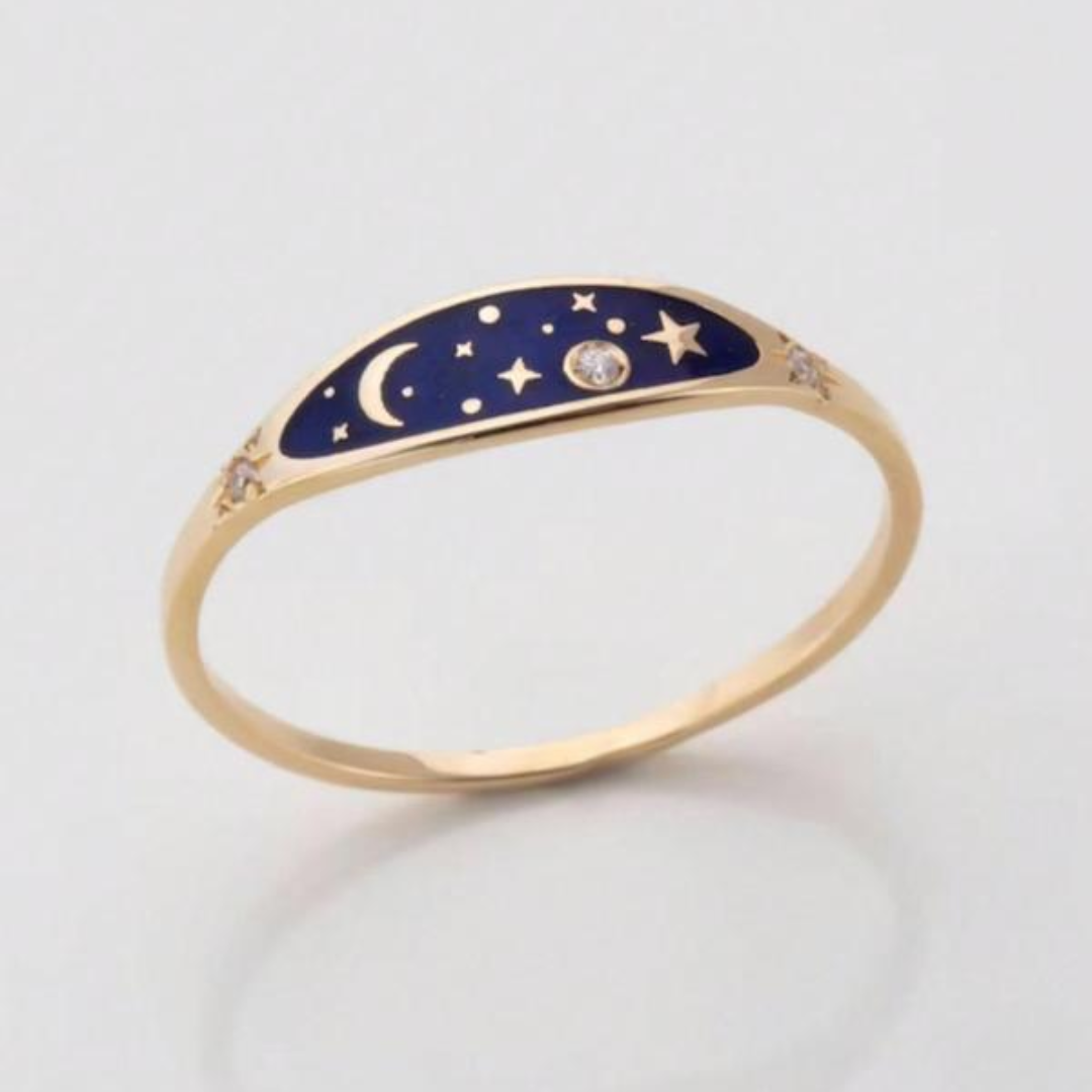 Star & Moon Twilight Ring