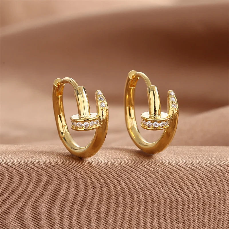 Circle Hoop Earrings