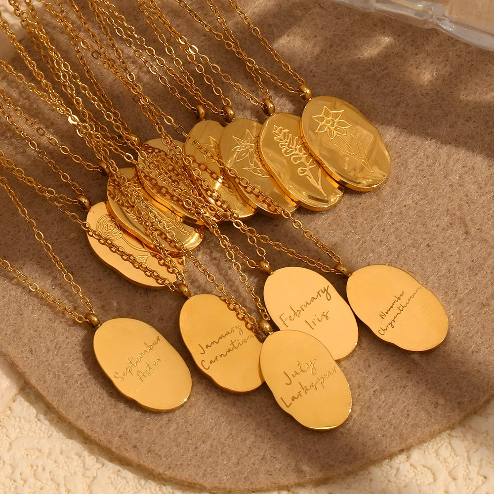 Personality Flower Necklace