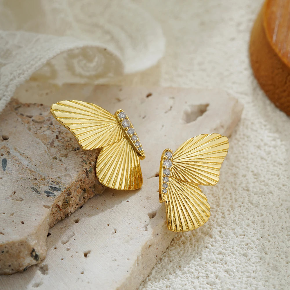 Butterfly Stud Earrings