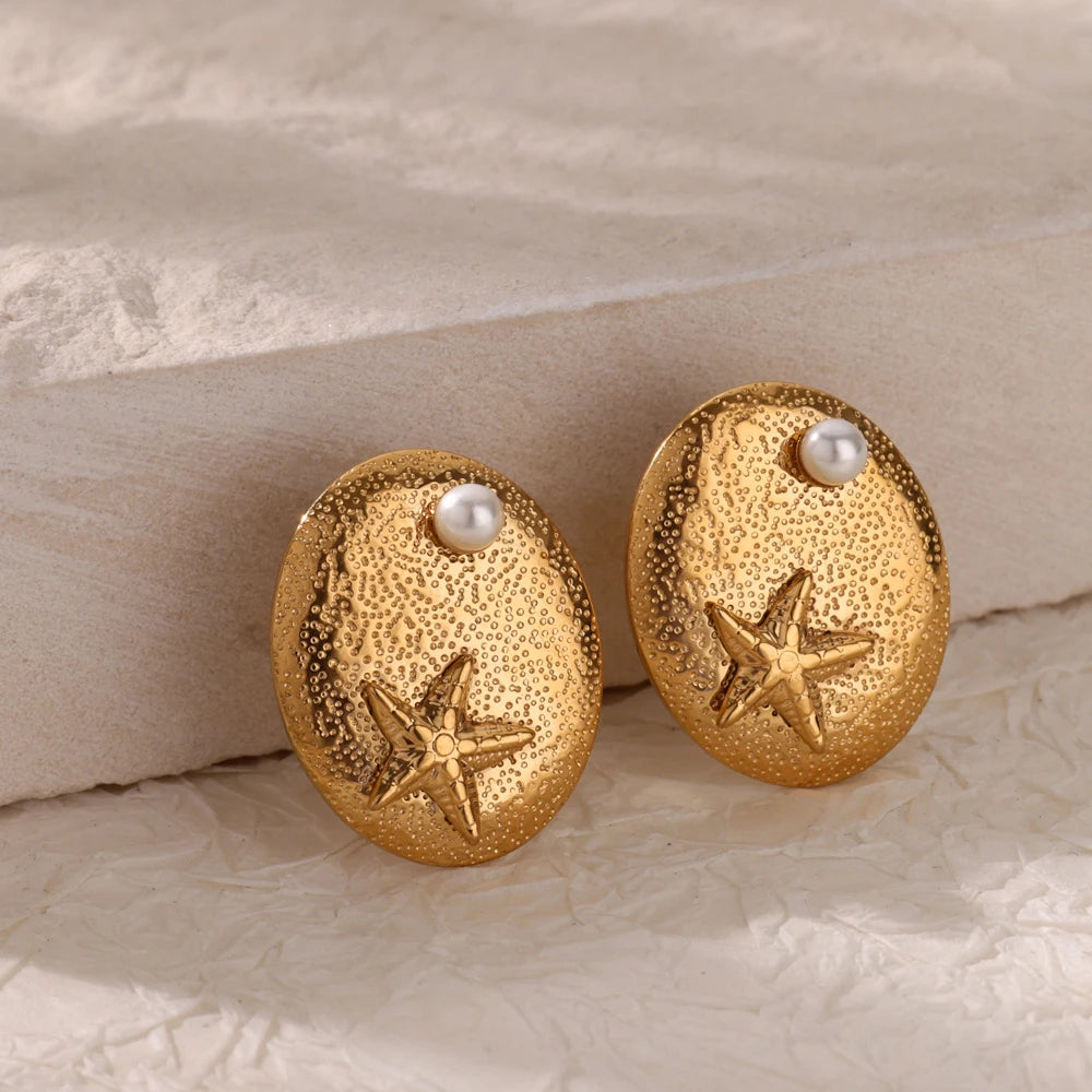 Starfish Stud Earrings