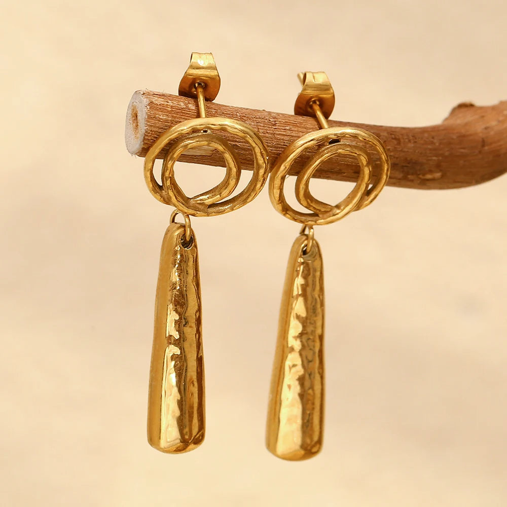 Spiral Stud Earrings