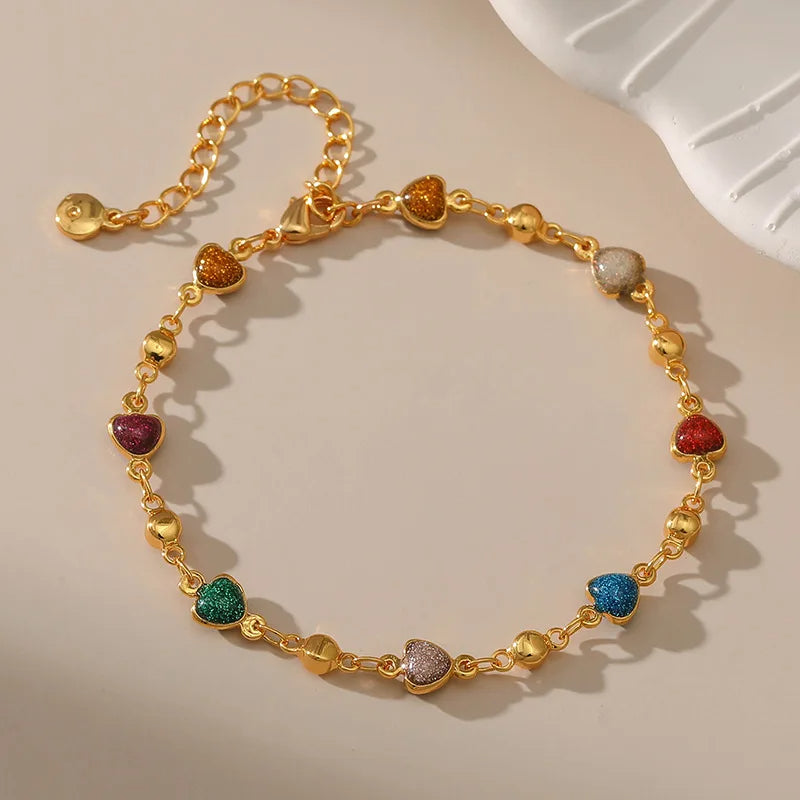 Colorful Heart Bracelet