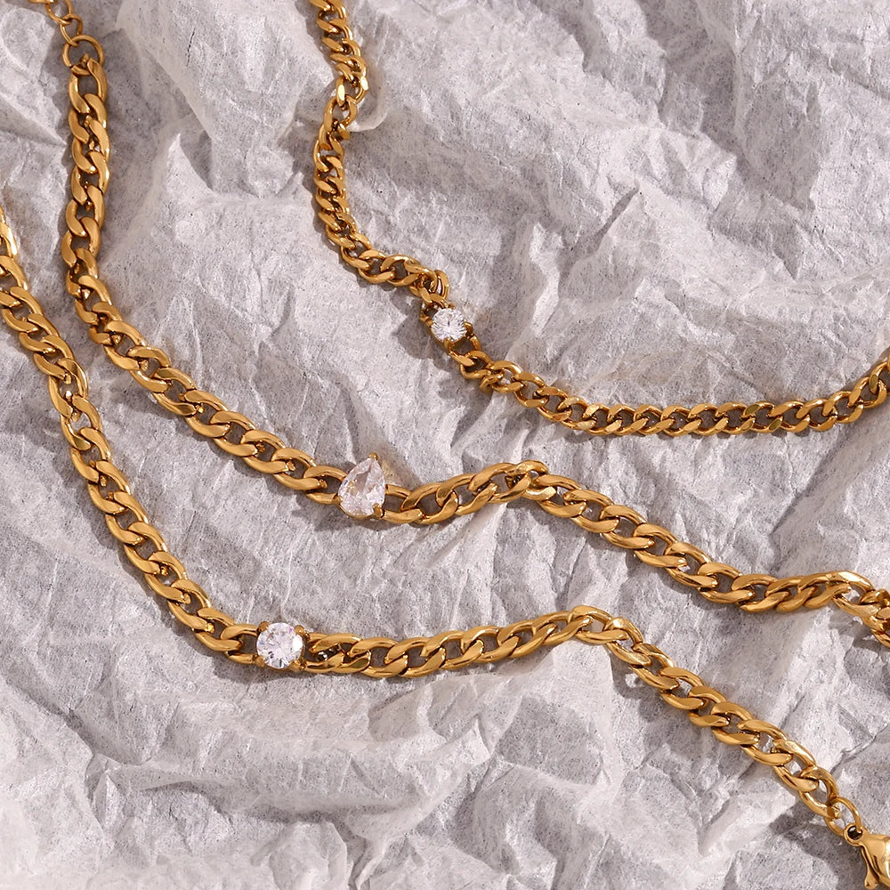 Zircon Waterdrop Bracelet