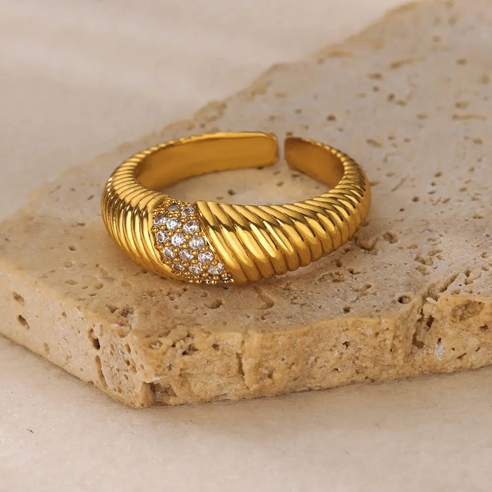 Coil Textured Ring