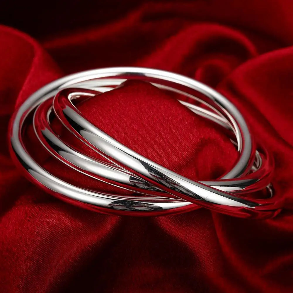 3 PCS Interlocking Bangle Bracelet