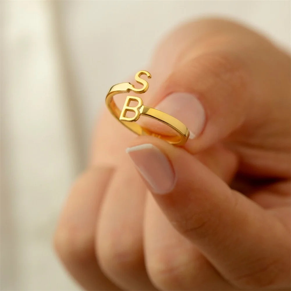Custom Initials Ring