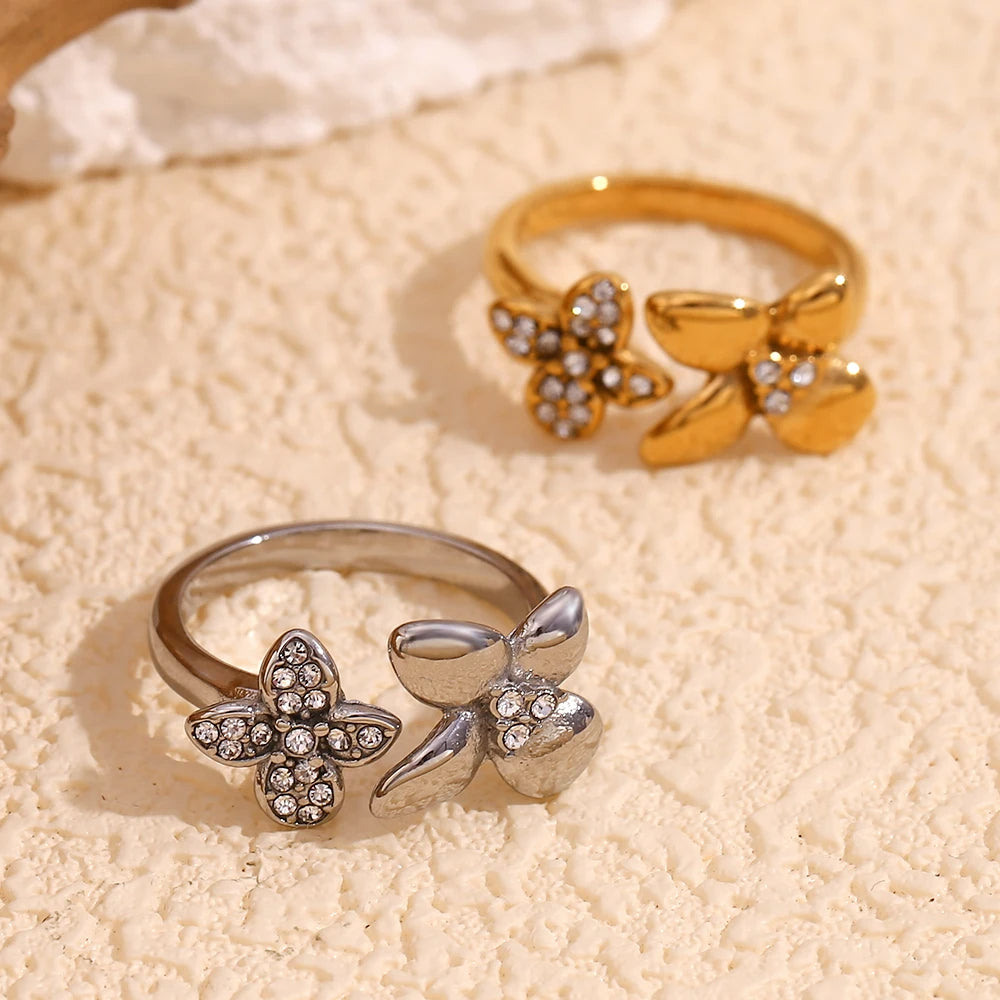 Double Flower Ring