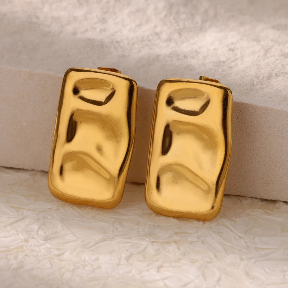 Textured Stud Earrings