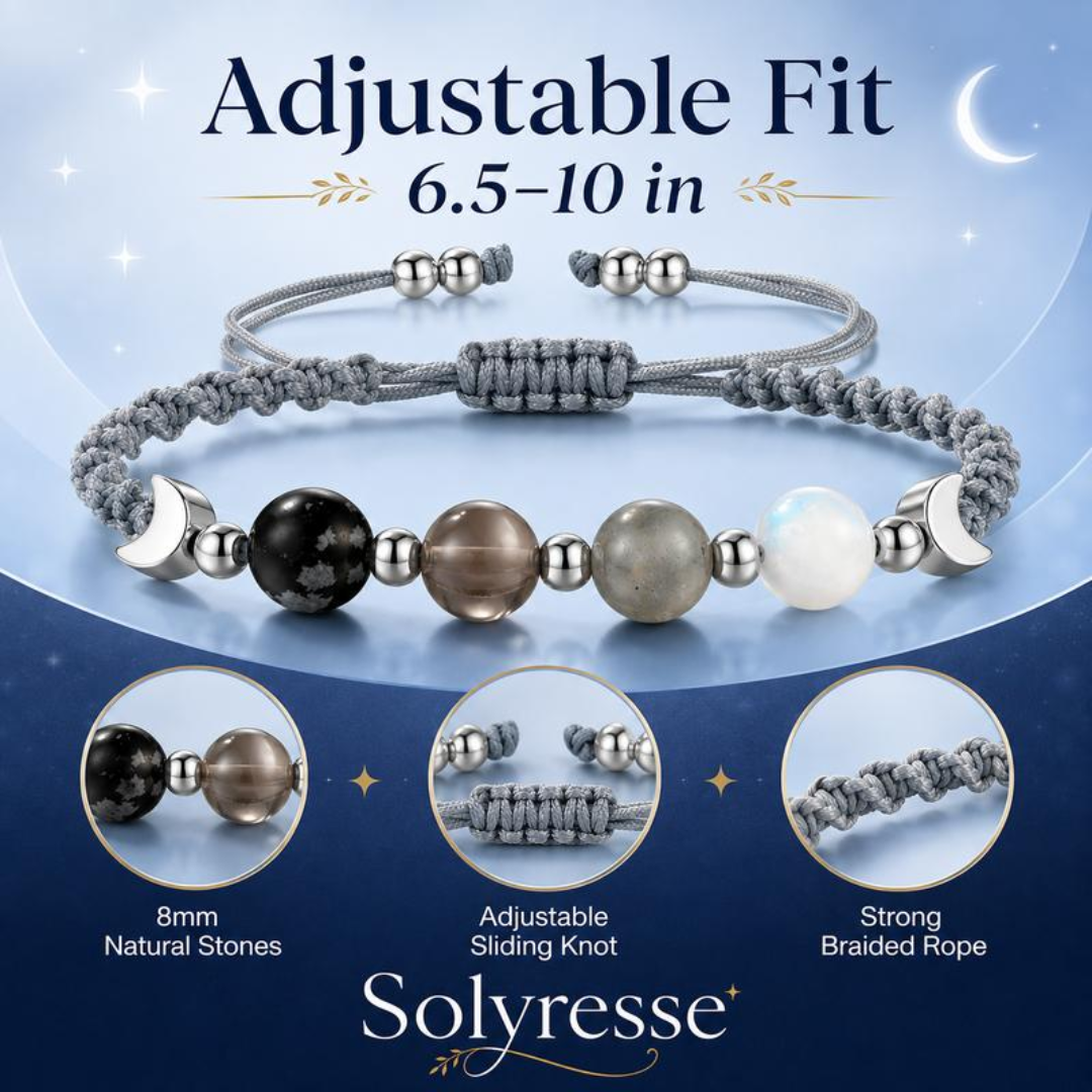 Adjustable Crystal Beads Bracelet
