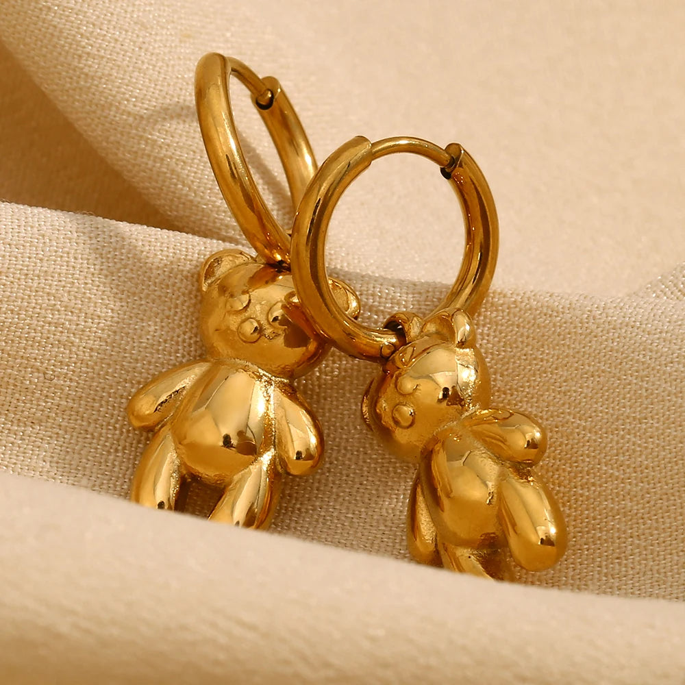 Teddy Bear Earrings