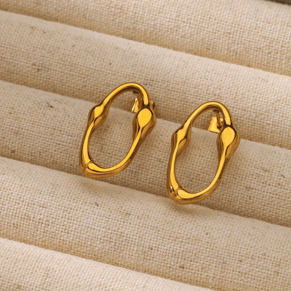 U-Shaped Stud Earrings