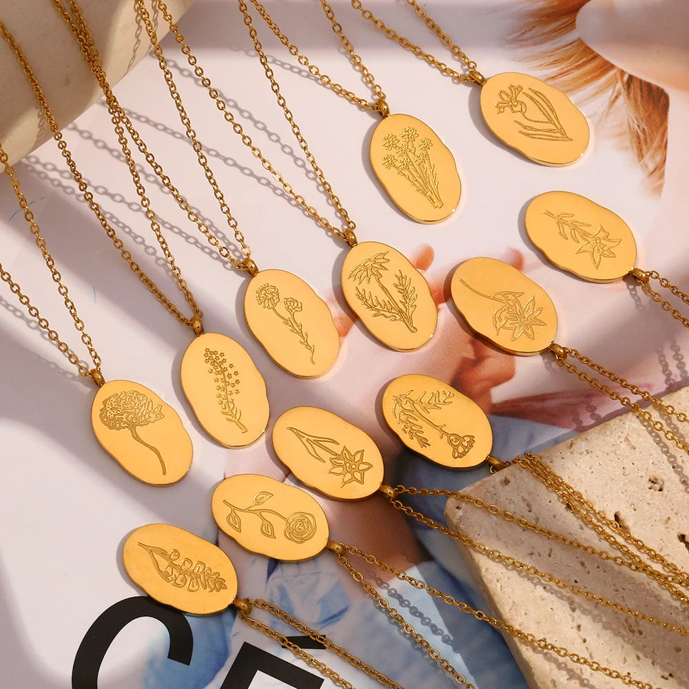 Personality Flower Necklace