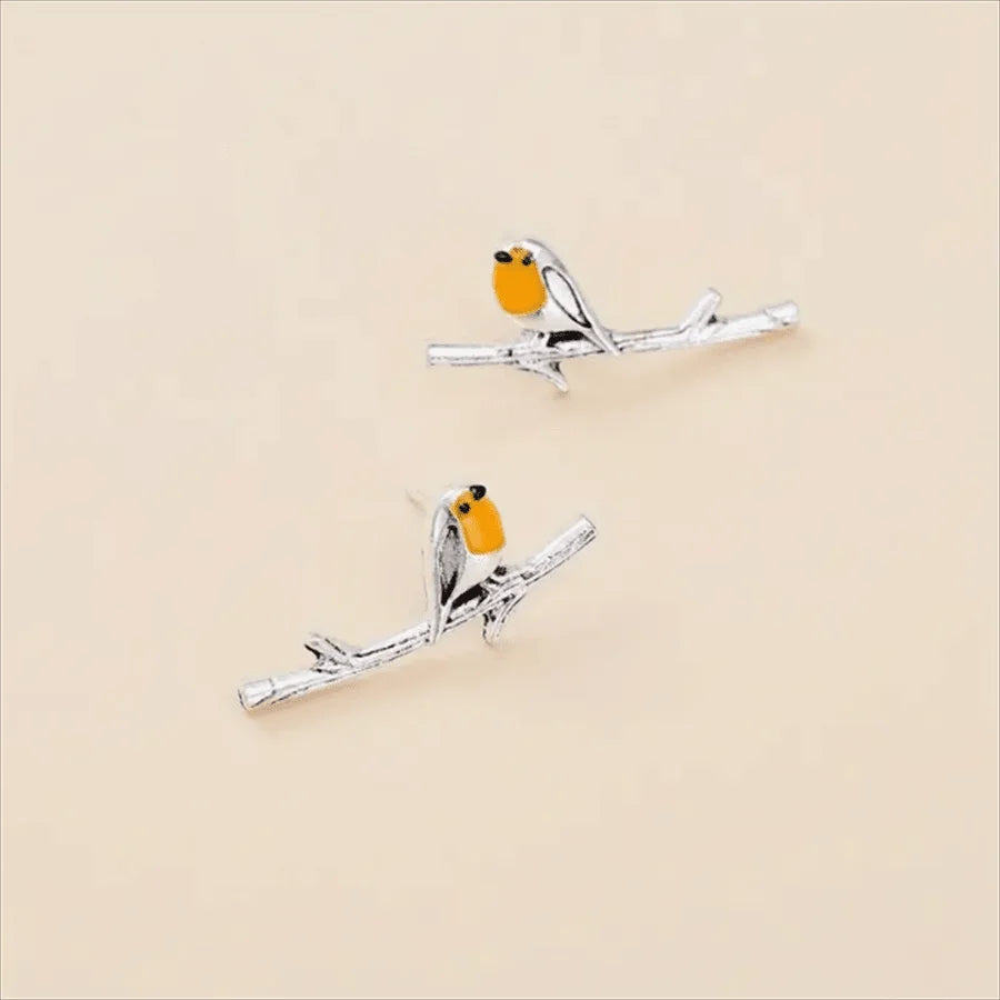 Robin Bird Earrings