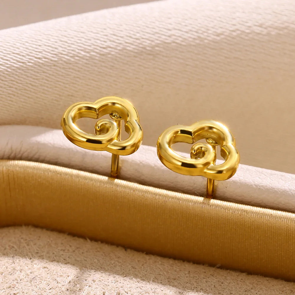 Cloud Stud Earrings