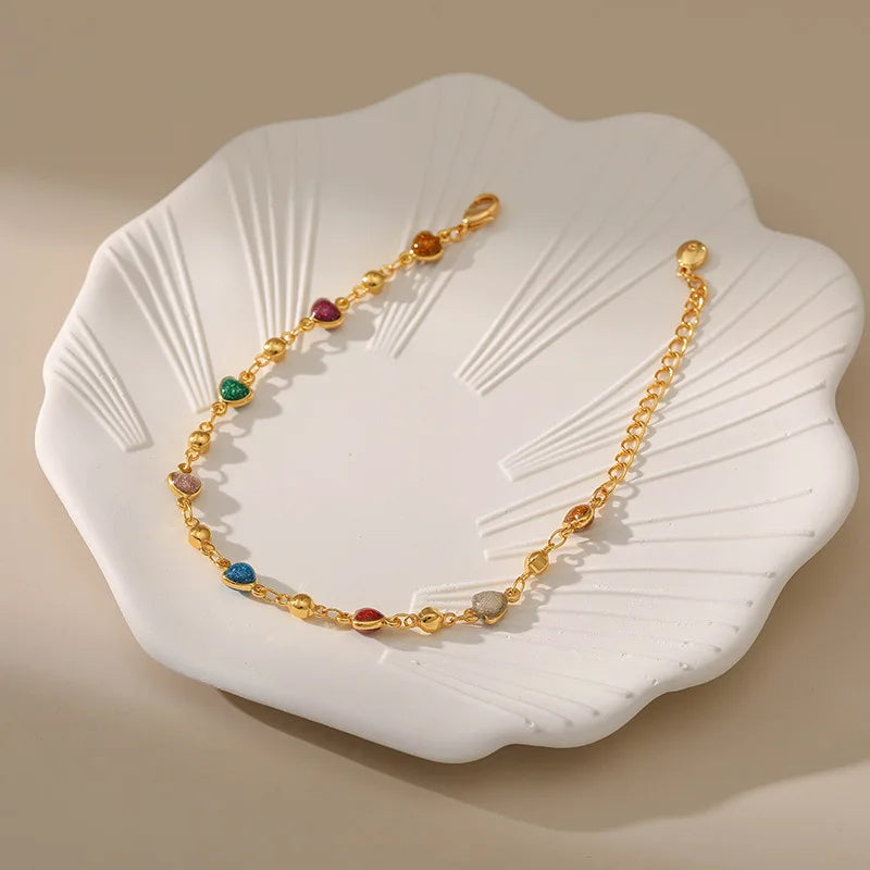 Colorful Heart Bracelet