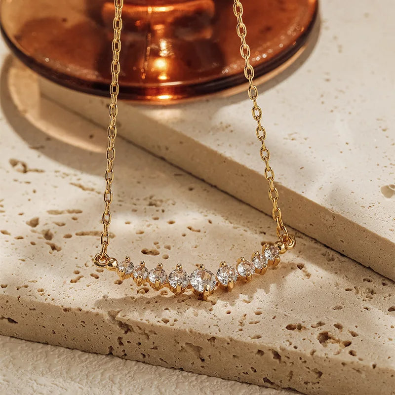 Zirconia Choker Necklace