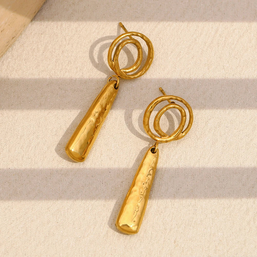 Spiral Stud Earrings