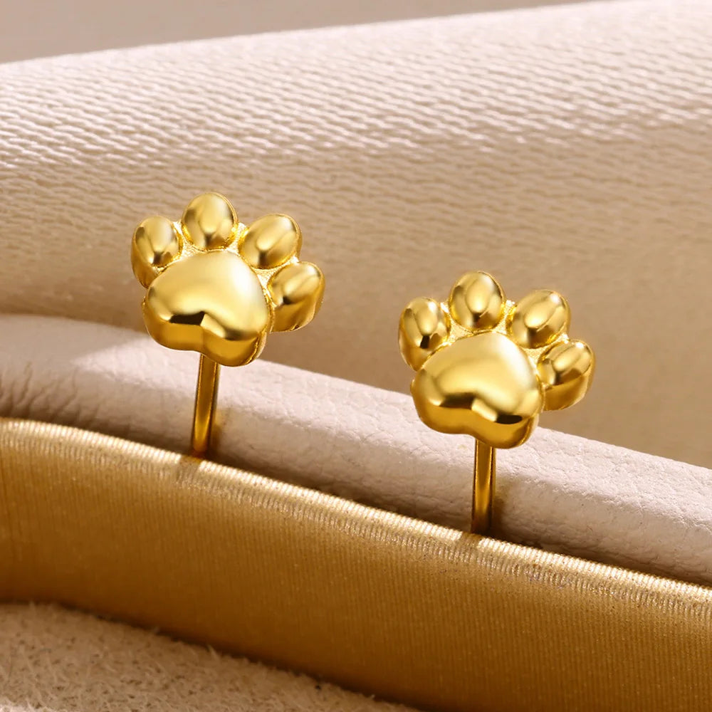 Cat Paw Earrings