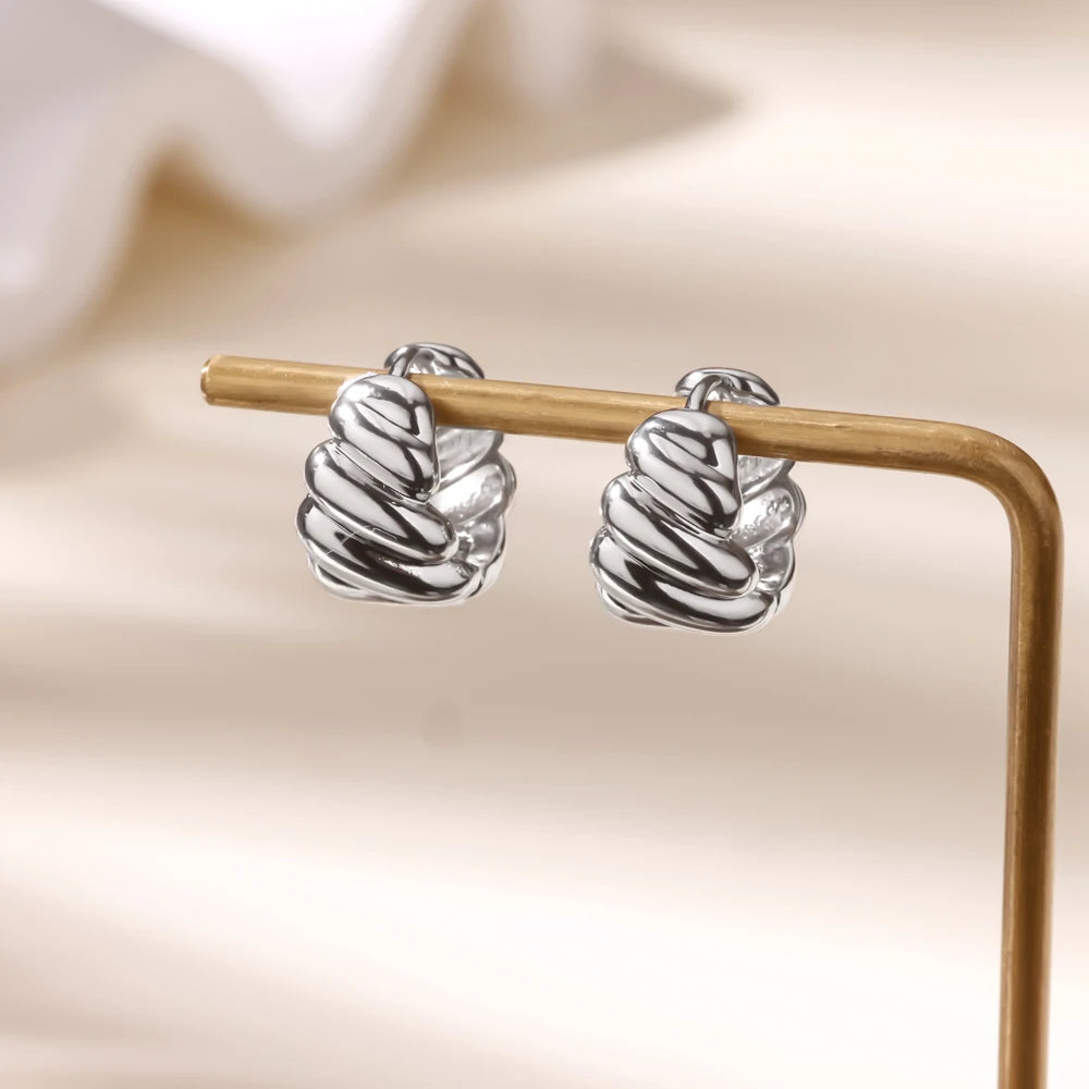 Geometry Hoop Earrings
