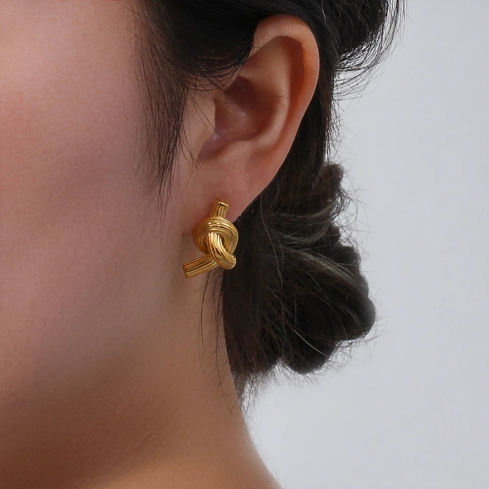 Knot Stud Earrings