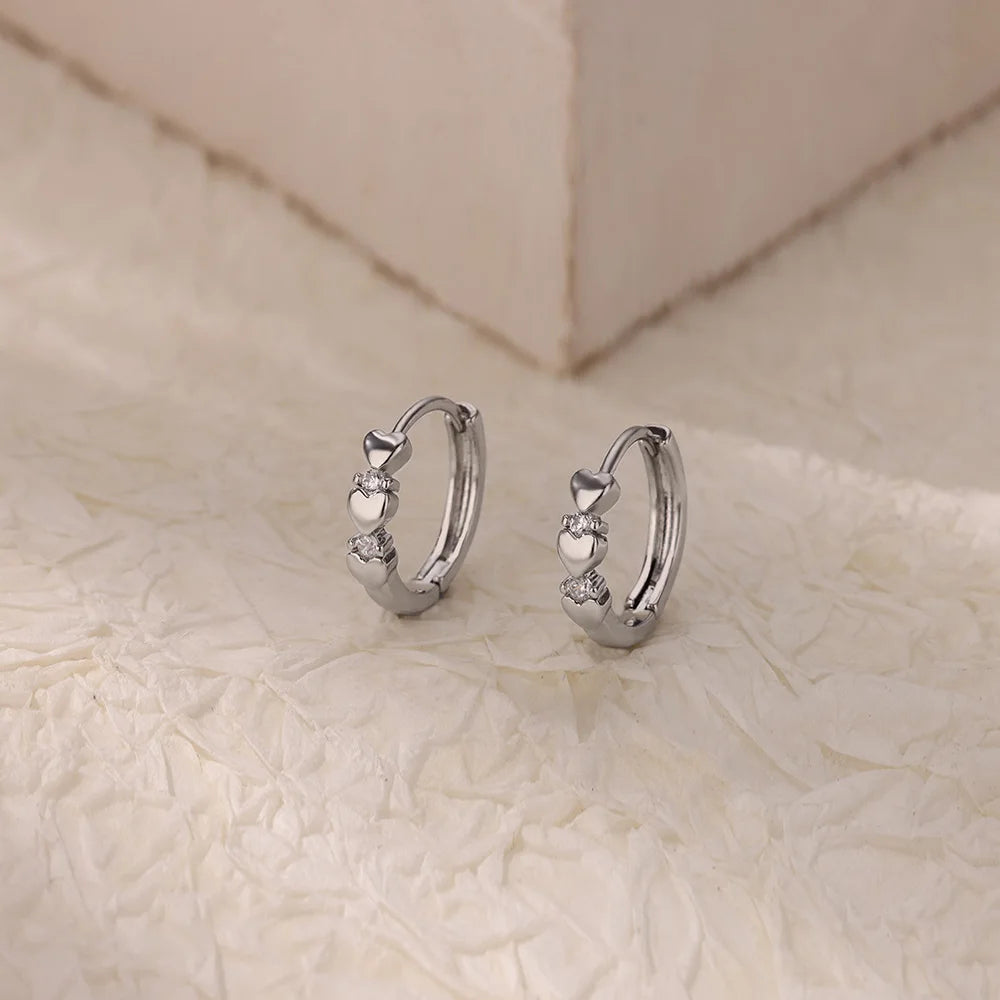 Aesthetic Heart Earrings