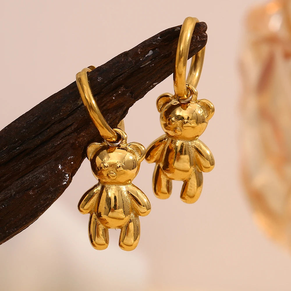 Teddy Bear Earrings