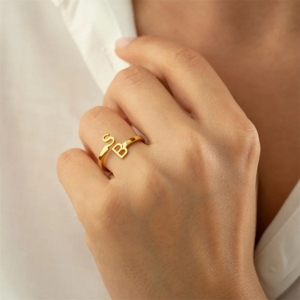 Custom Initials Ring