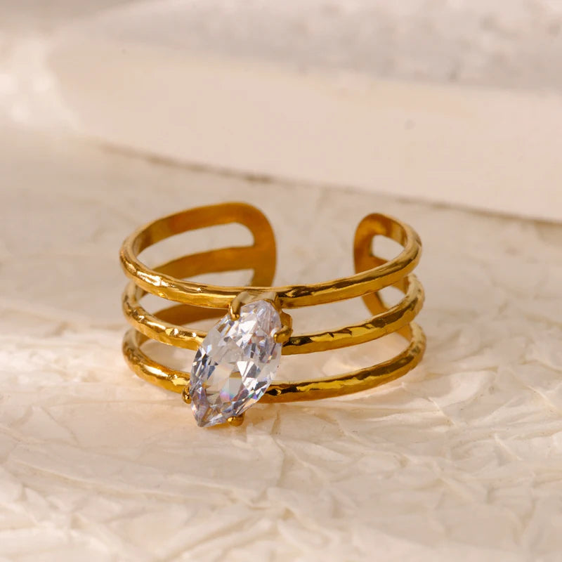 Zirconia Multilayer Ring
