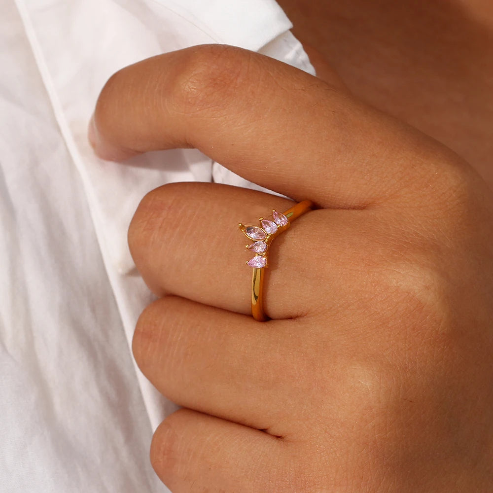 Dainty Zirconia Ring