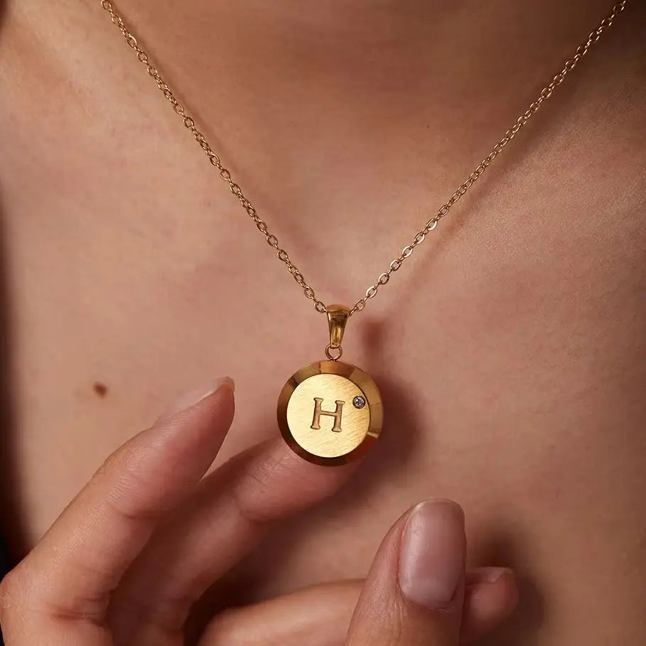 Round A-Z Necklace