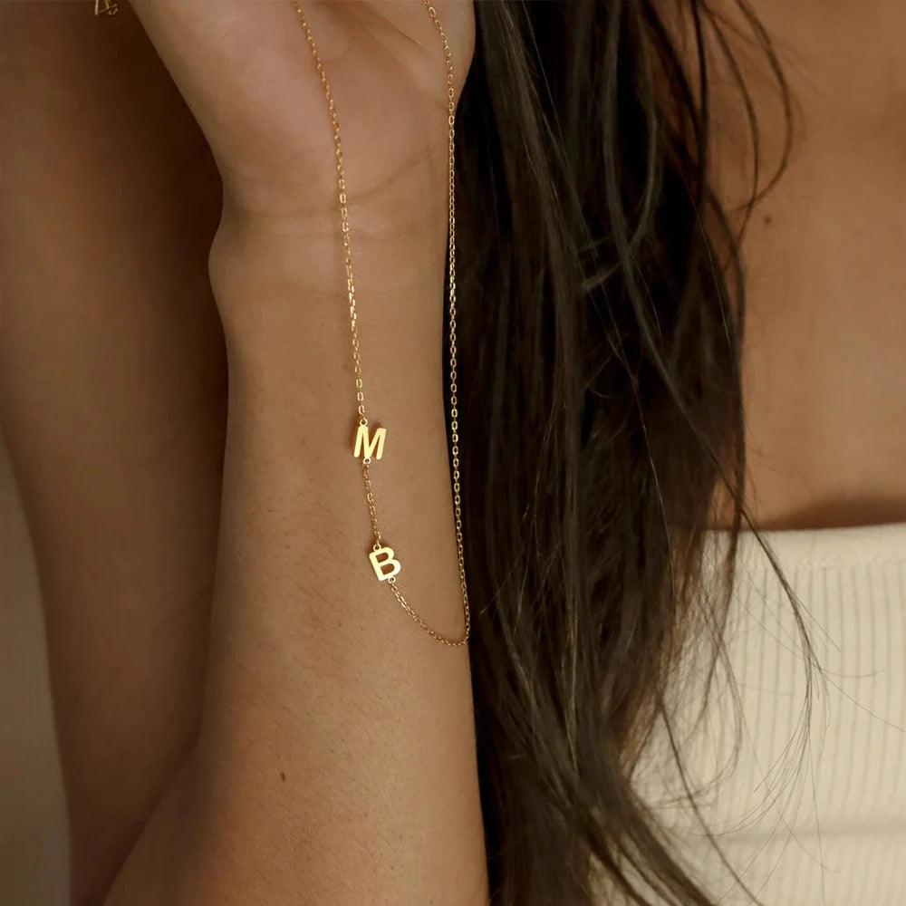 Gold Custom Name Necklace