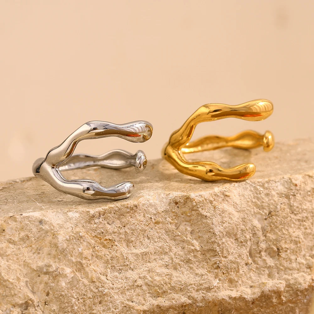 Irregular Lines Ring