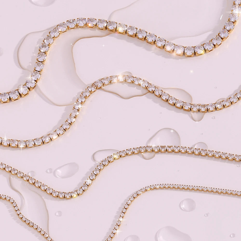 Zircon Tennis Necklace