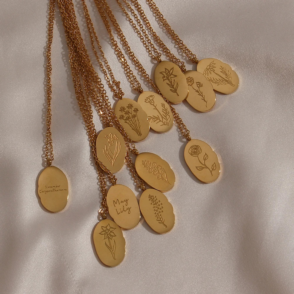Personality Flower Necklace