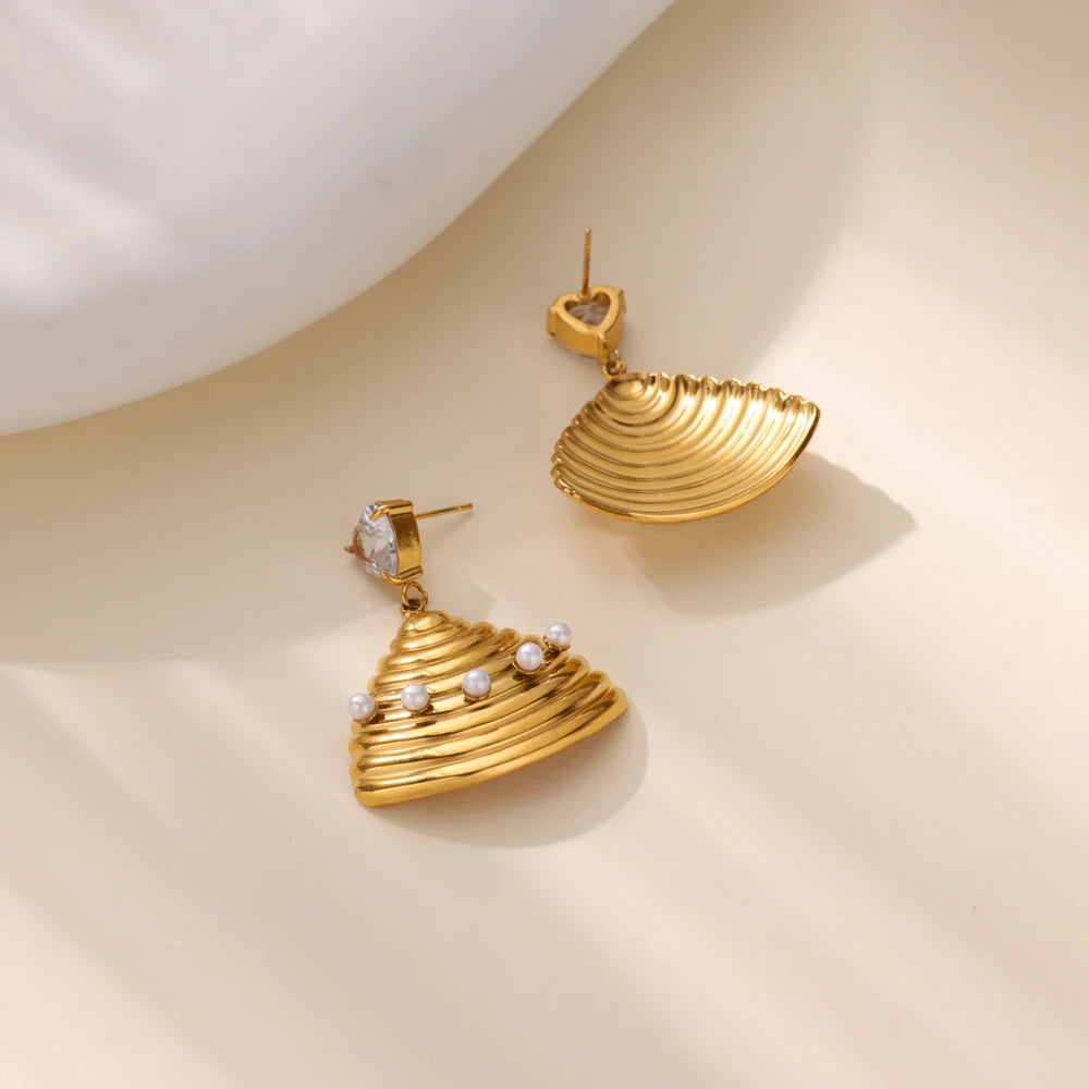 Pearl Shell Earrings