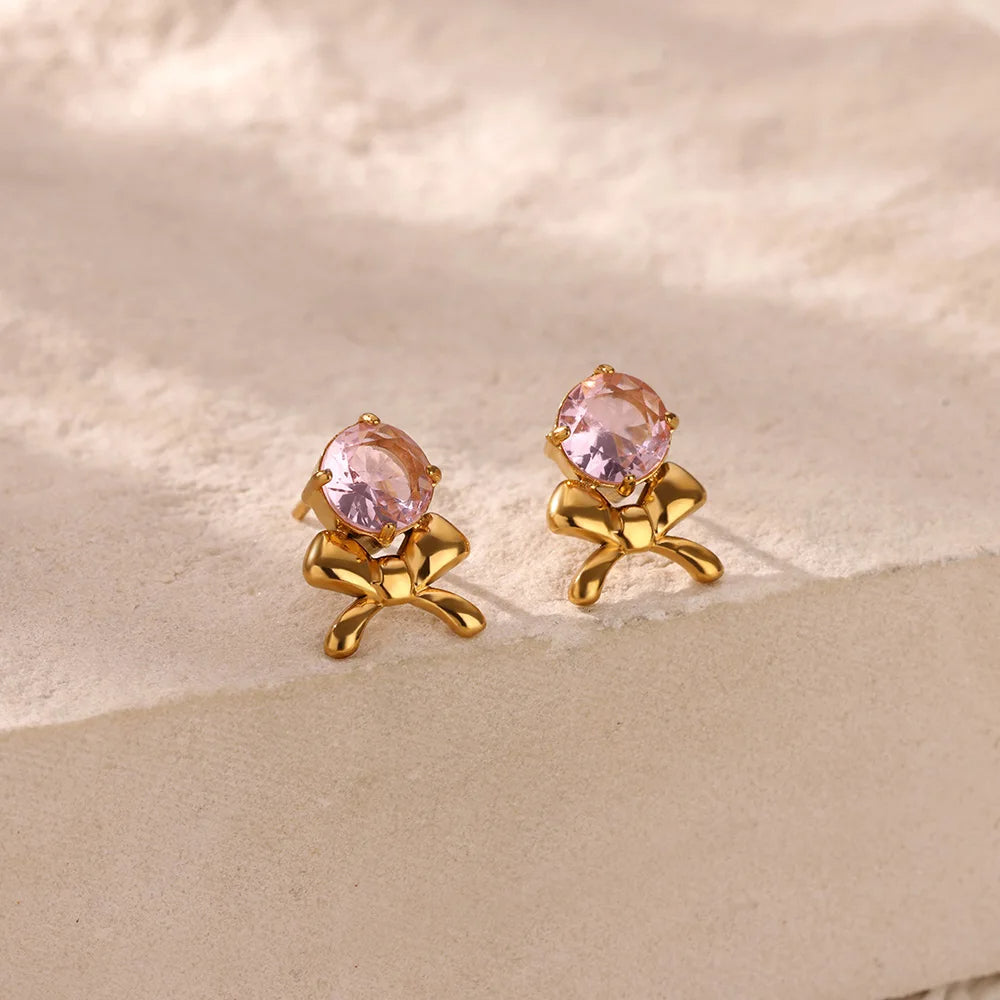 Bowknot Stud Earrings